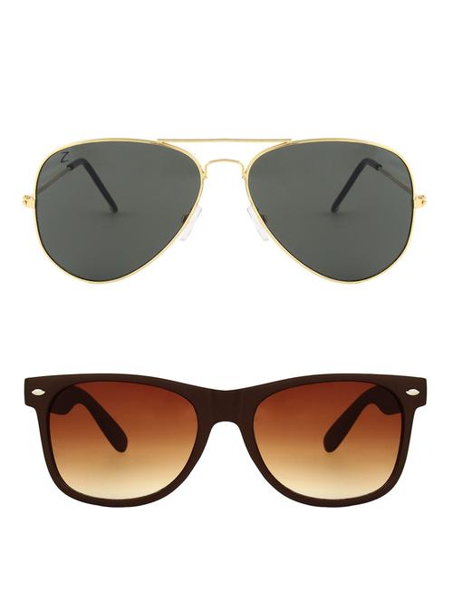 zyaden combo of two sunglasses wayfarer & aviator - 13396729 - Very Small Image - 1