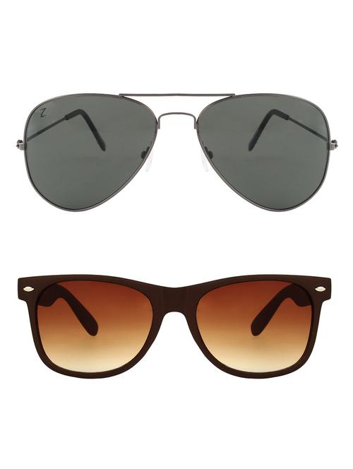 zyaden combo of two sunglasses wayfarer & aviator - 13396730 - Very Small Image - 1