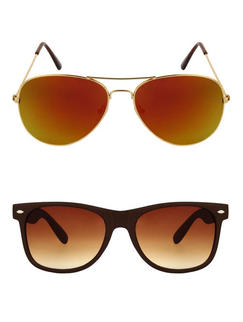 zyaden combo of two sunglasses wayfarer & aviator - 13396732 - Very Small Image - 1
