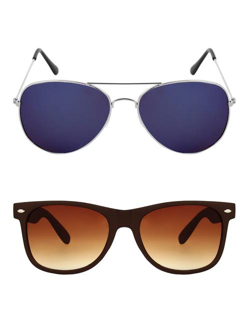 zyaden combo of two sunglasses wayfarer & aviator - 13396733 - Very Small Image - 1