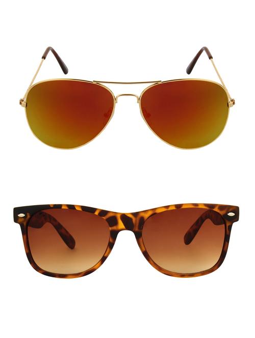 zyaden combo of two sunglasses wayfarer & aviator - 13396740 - Very Small Image - 1