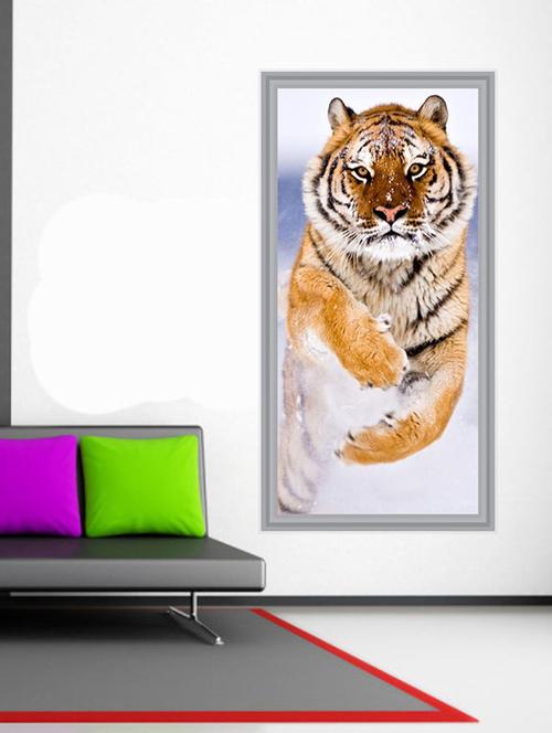 impression tiger wall sticker - 13396783 - Very Small Image - 1