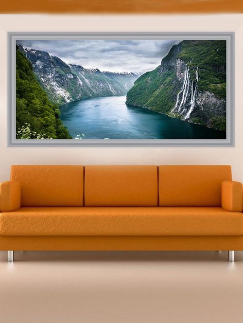 impression river wall sticker - 13396801 - Very Small Image - 1