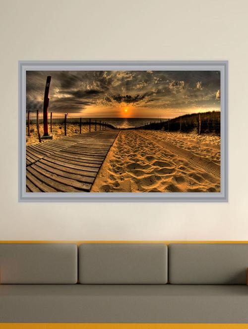 impression sun sky wall sticker - 13396803 - Very Small Image - 1