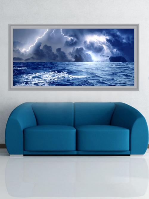 impression beautiful sea wall sticker - 13396809 - Very Small Image - 1