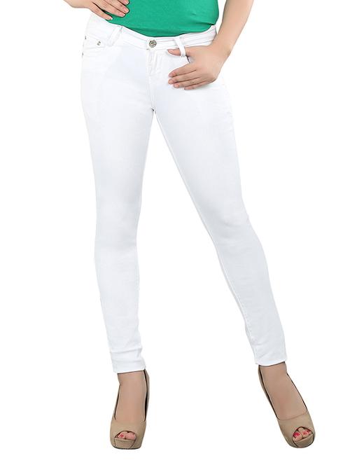 white denim jeans - 13408426 - Very Small Image - 1