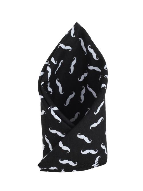black polyester pocketsquare - 13409086 - Very Small Image - 1