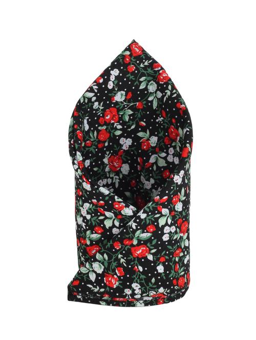 black polyester pocketsquare - 13409095 - Very Small Image - 1