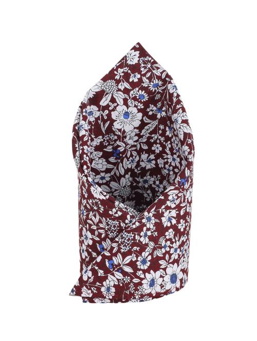 maroon polyester pocketsquare - 13409104 - Very Small Image - 1