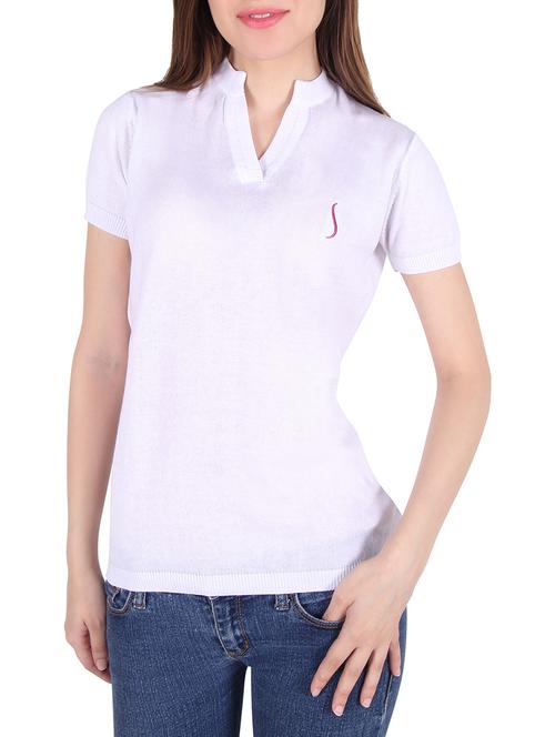 white cotton regular tshirt - 13410356 - Very Small Image - 1