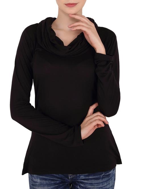 women's a line cowl neck top - 13410365 - Very Small Image - 1
