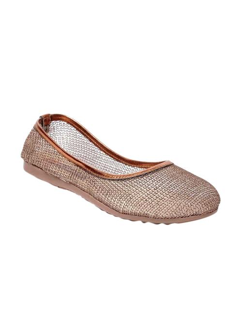copper faux leather slip on ballerina - 13410807 - Very Small Image - 1