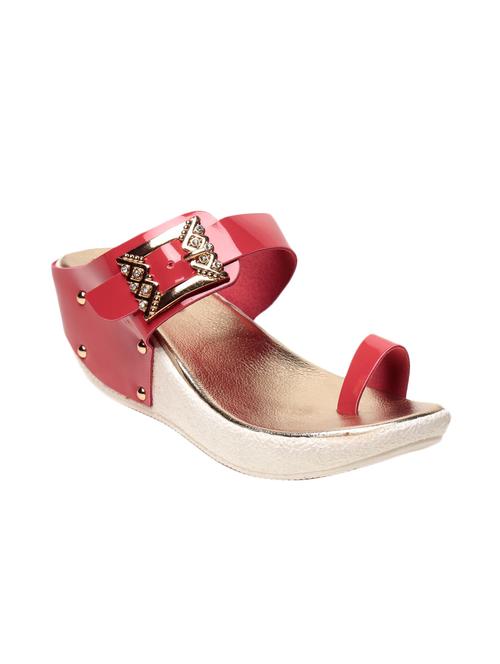 red one toe wedge - 13410876 - Very Small Image - 1