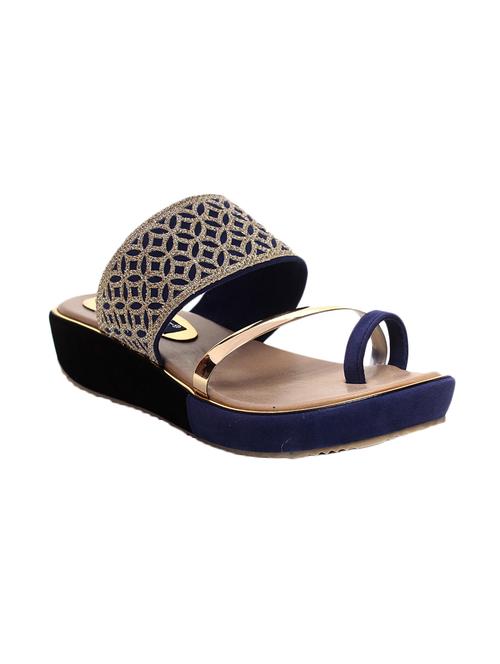 blue flat forms sandals - 13410880 - Very Small Image - 1