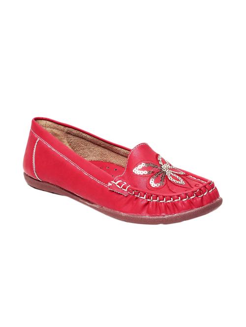 red slip on loafer - 13410898 - Very Small Image - 1