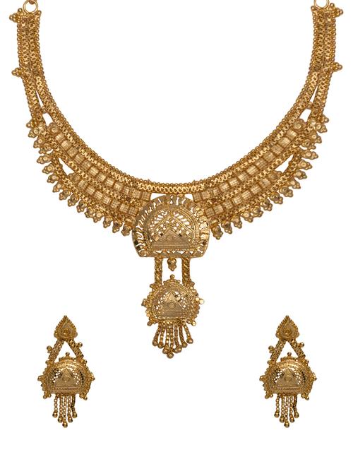 traditional ethinic original look necklace sets for women - 13411139 - Very Small Image - 1