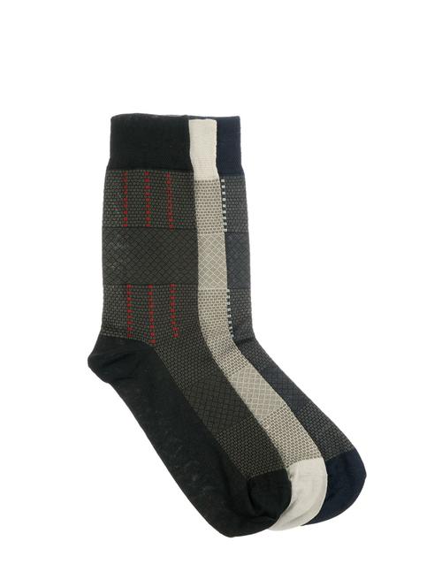 multi colored set of 3 cotton sock - 13418689 - Very Small Image - 1