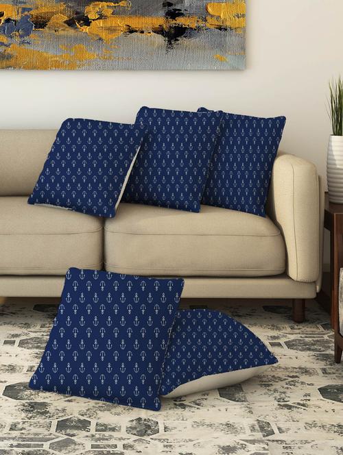 la verve digital printed canvas cushion cover set of 5 - 13420114 - Very Small Image - 1