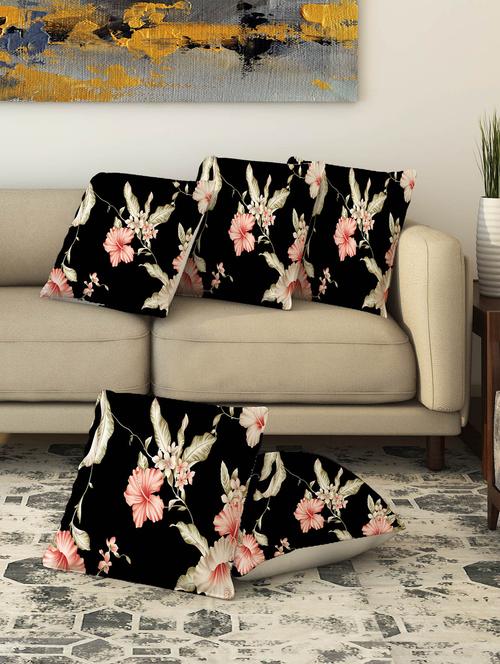 la verve digital printed canvas cushion cover set of 5 - 13420136 - Very Small Image - 1