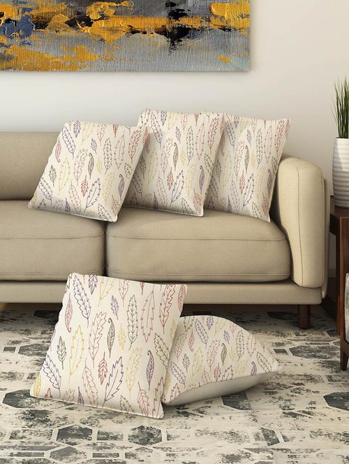 la verve digital printed canvas cushion cover set of 5 - 13420153 - Very Small Image - 1