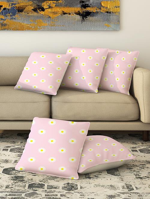 la verve digital printed canvas cushion cover set of 5 - 13420154 - Very Small Image - 1