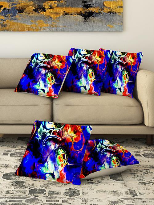 la verve digital printed canvas cushion cover set of 5 - 13420194 - Very Small Image - 1
