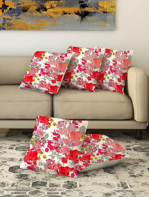 la verve digital printed canvas cushion cover set of 5 - 13420221 - Very Small Image - 1