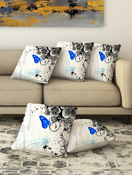 la verve digital printed canvas cushion cover set of 5 - 13420283 - Very Small Image - 1