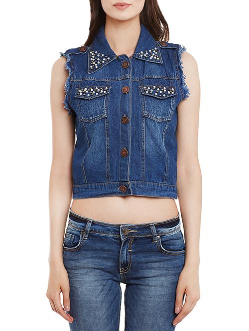 blue denim jacket - 13424803 - Very Small Image - 1