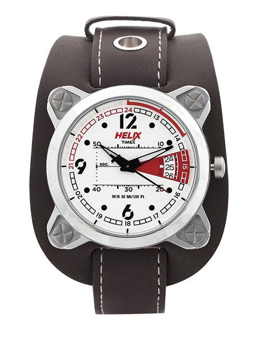 timex white dial watch for male - 04hg00 - 13425386 - Very Small Image - 1