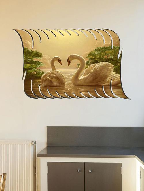 impression wall duck wall stickers - 13426801 - Very Small Image - 1