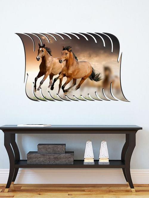 impression wall horse wall stickers - 13426804 - Very Small Image - 1