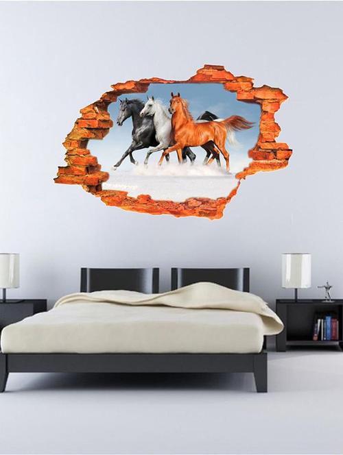 impression wall horse wall stickers - 13426837 - Very Small Image - 1