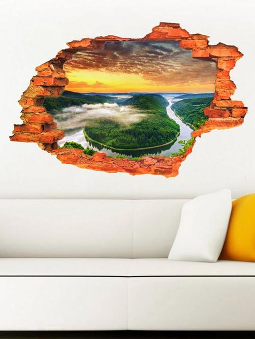impression wall nature wall stickers - 13426855 - Very Small Image - 1