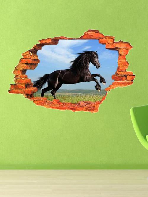 impression wall horse wall stickers - 13426873 - Very Small Image - 1