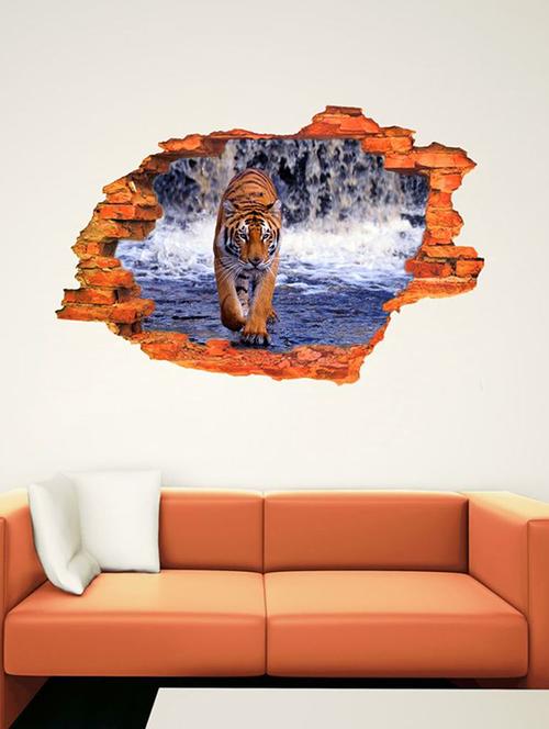 impression wall lion pvc wall stickers - 13426875 - Very Small Image - 1