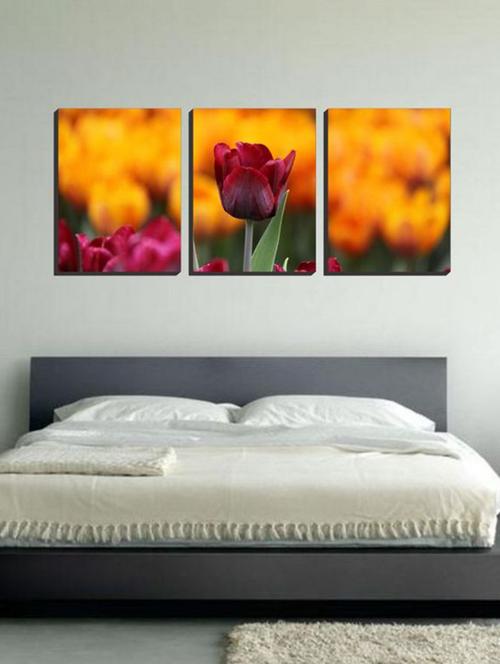 impression wall beautiful flowers vinyl wall stickers - 13426877 - Very Small Image - 1