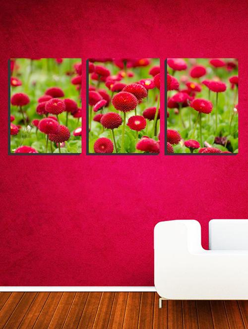 impression wall beautiful flowers vinyl wall stickers - 13426899 - Very Small Image - 1