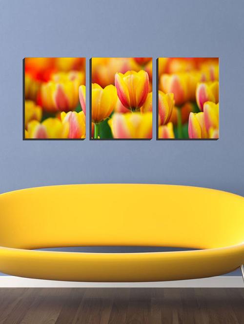 impression wall beautiful flowers vinyl wall stickers - 13426902 - Very Small Image - 1