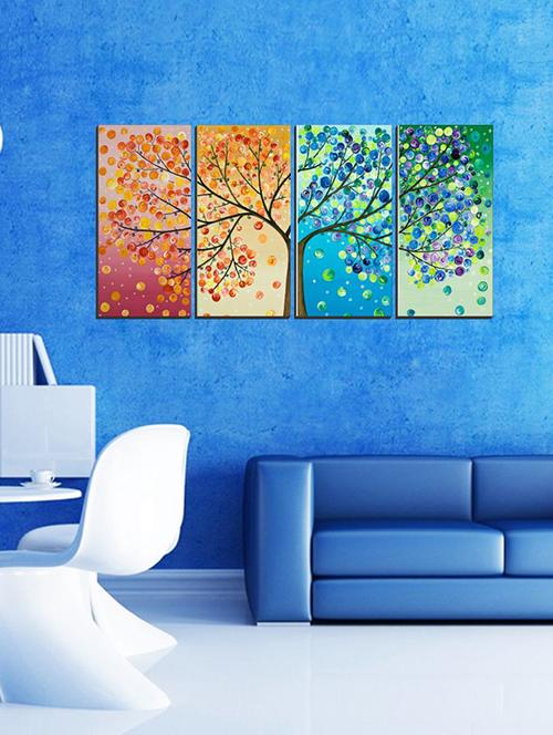 impression wall beautiful flowers vinyl wall stickers - 13426905 - Very Small Image - 1