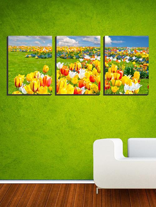 impression wall beautiful flowers vinyl wall stickers - 13426906 - Very Small Image - 1