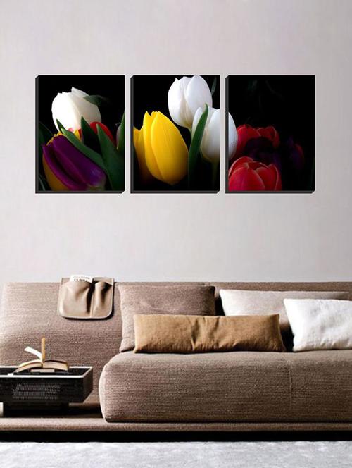 impression wall beautiful flowers vinyl wall stickers - 13426910 - Very Small Image - 1