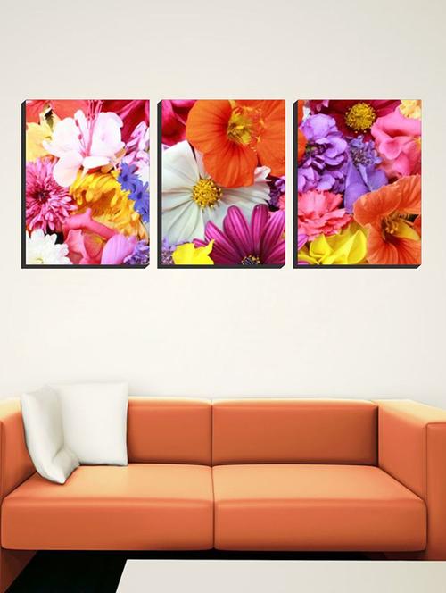 impression wall beautiful flowers vinyl wall stickers - 13426912 - Very Small Image - 1