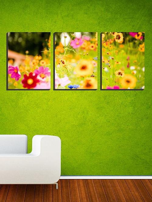 impression wall beautiful flowers vinyl wall stickers - 13426922 - Very Small Image - 1