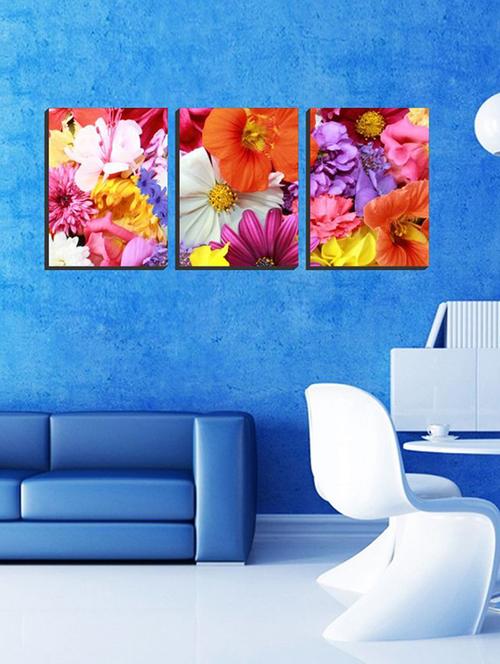 impression wall beautiful flowers vinyl wall stickers - 13426923 - Very Small Image - 1
