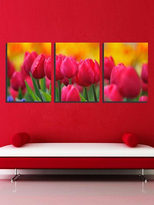 impression wall beautiful flowers vinyl wall stickers - 13426927 - Very Small Image - 1