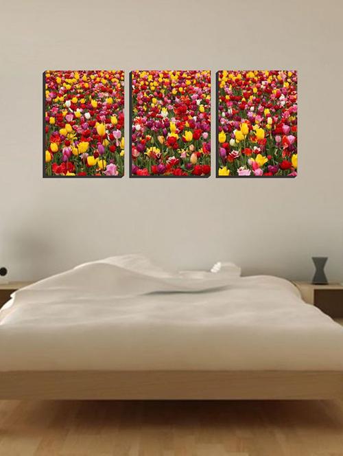 impression wall beautiful flowers vinyl wall stickers - 13426929 - Very Small Image - 1