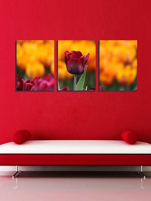 impression wall beautiful flowers vinyl wall stickers - 13426932 - Very Small Image - 1