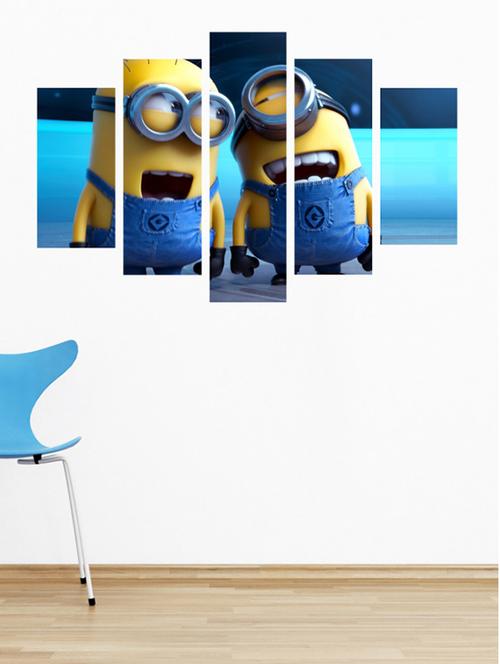 impression wall laughing minions wall sticker - 13426960 - Very Small Image - 1