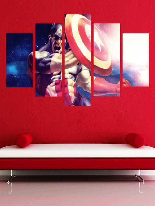 impression wall captain america wall sticker - 13426964 - Very Small Image - 1